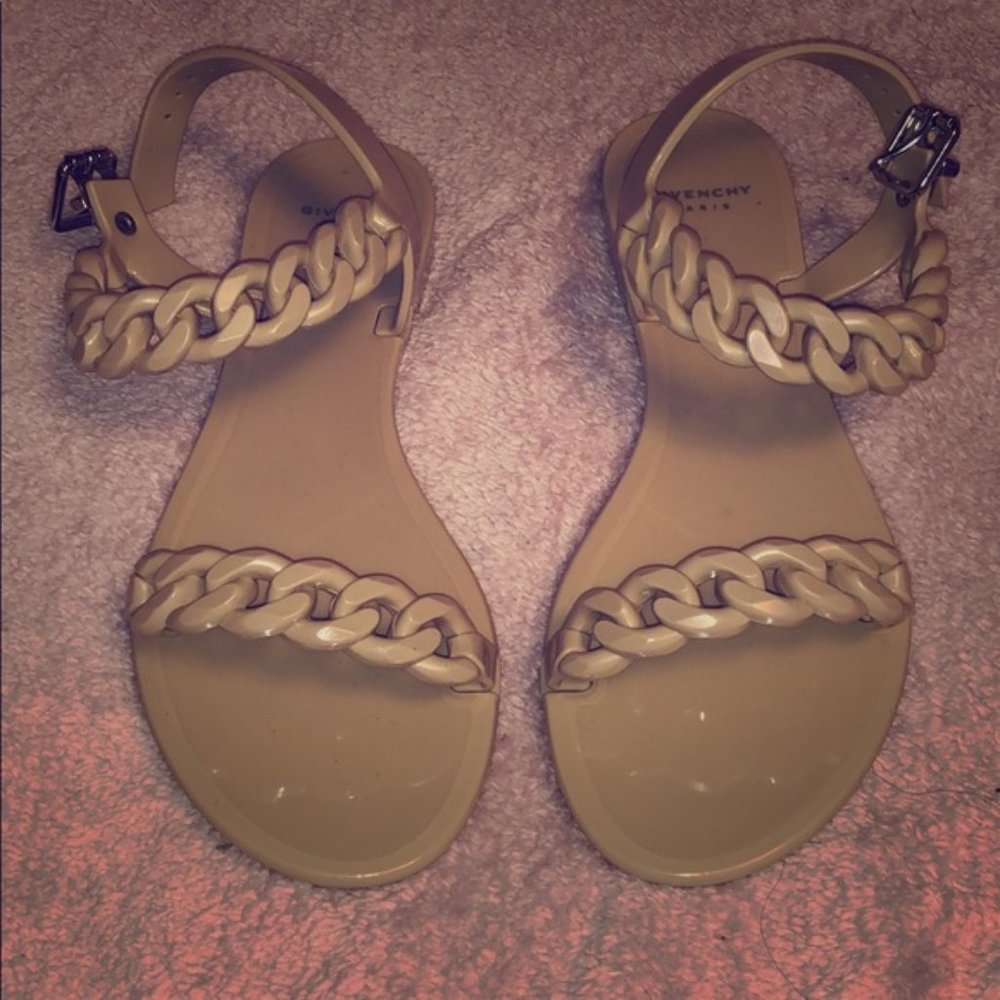 Givenchy Nea Chain Jelly Sandals